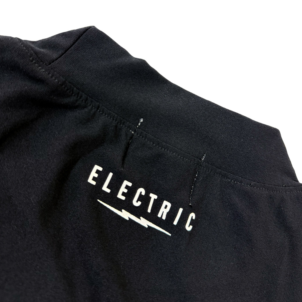 GOLF LOGO DRY MOCK NECK S/S TEE - BLACK