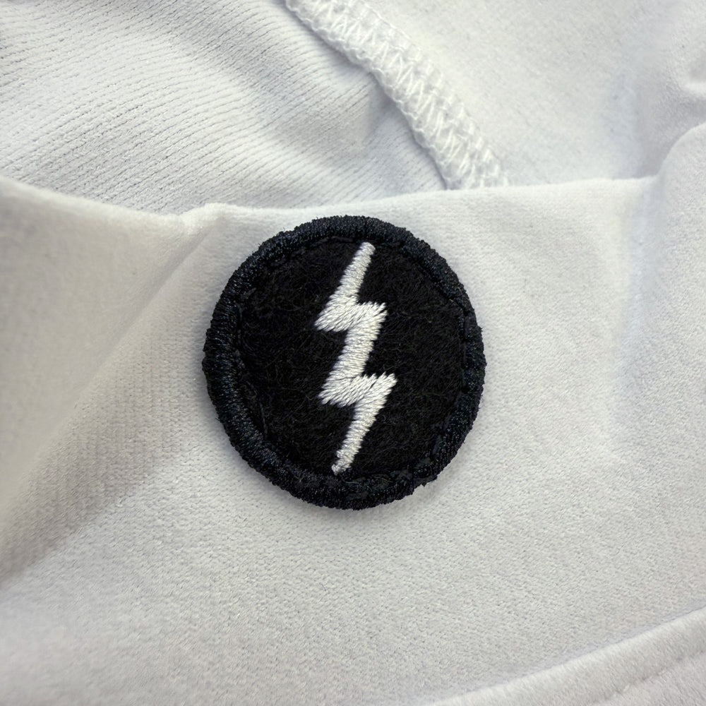 GOLF LOGO DRY MOCK NECK S/S TEE - WHITE