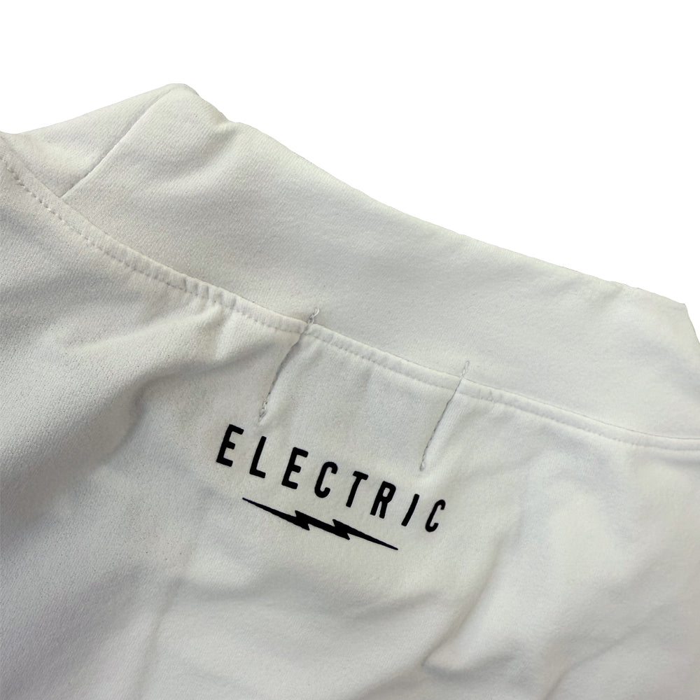 GOLF LOGO DRY MOCK NECK S/S TEE - WHITE