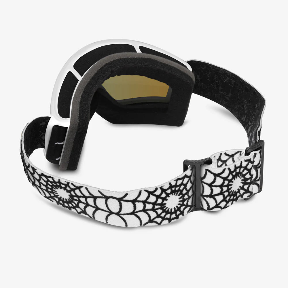 EGV LURKING CLASS WHITE - GOLD CHROME CONTRAST (+HARD GOGGLE CASE)