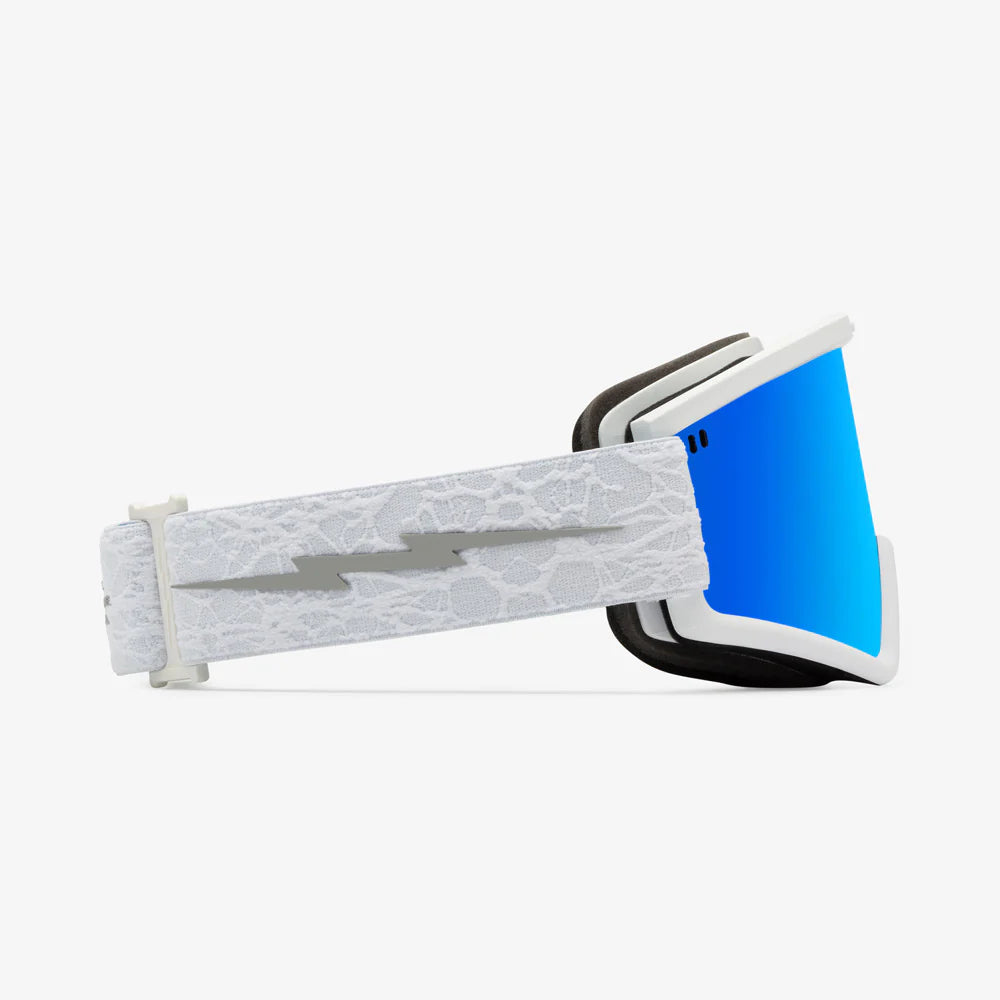 HEX MATTE WHITE NURON- BLUE CHROME CONTRAST