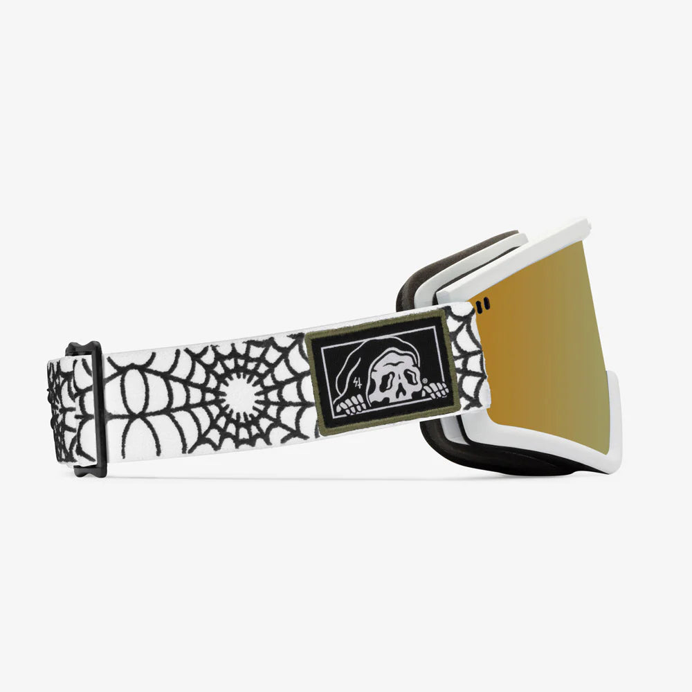 HEX LURKING CLASS WHITE - GOLD CHROME CONTRAST (+HARD GOGGLE CASE)