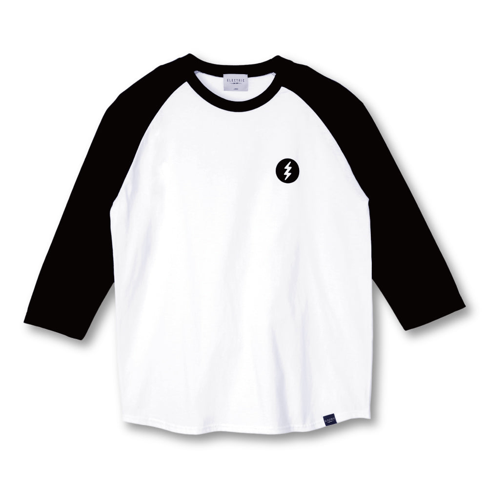 ICON LOGO 3/4 RAGRAN - WHITE x BLACK