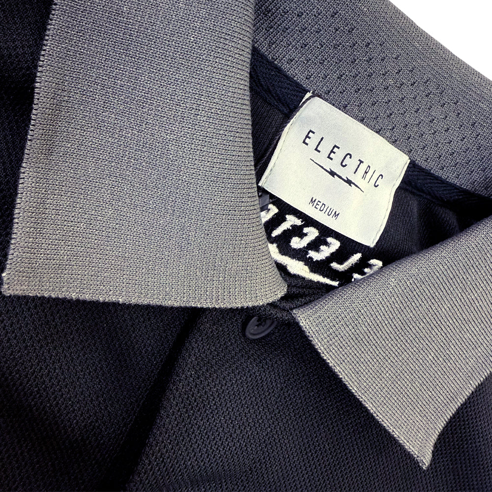 ONE POINT GOLF LOGO S/S POLO - BLACK