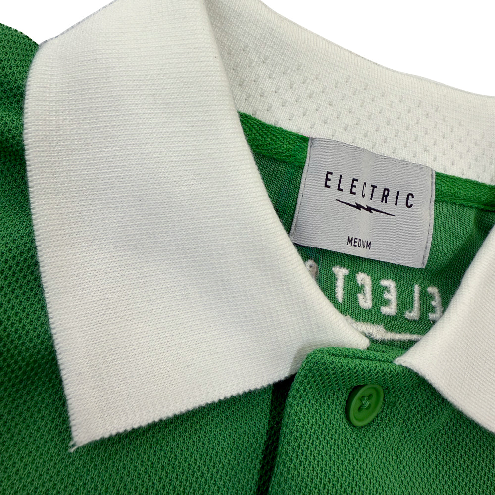 ONE POINT GOLF LOGO S/S POLO - L.GREEN
