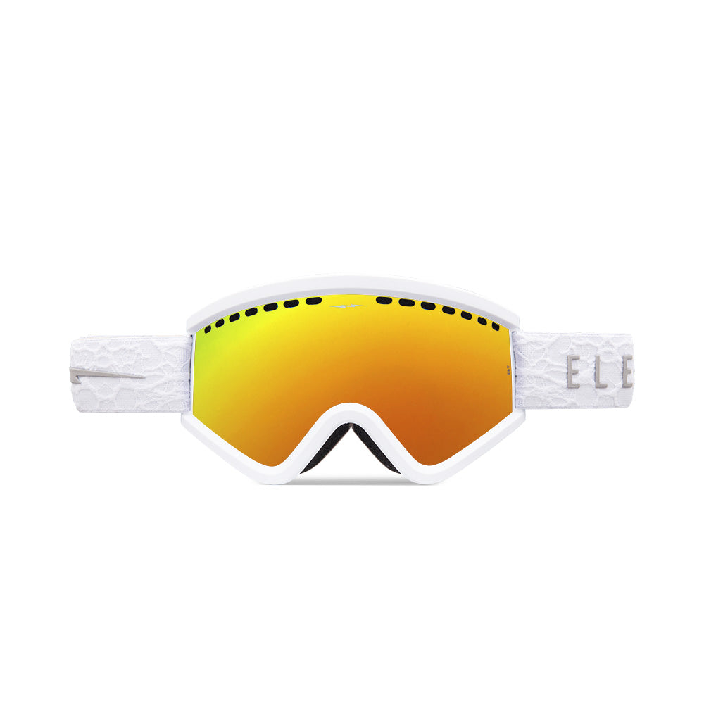 EGV MATTE WHITE NURON - GREY RED CHROME JP LENS
