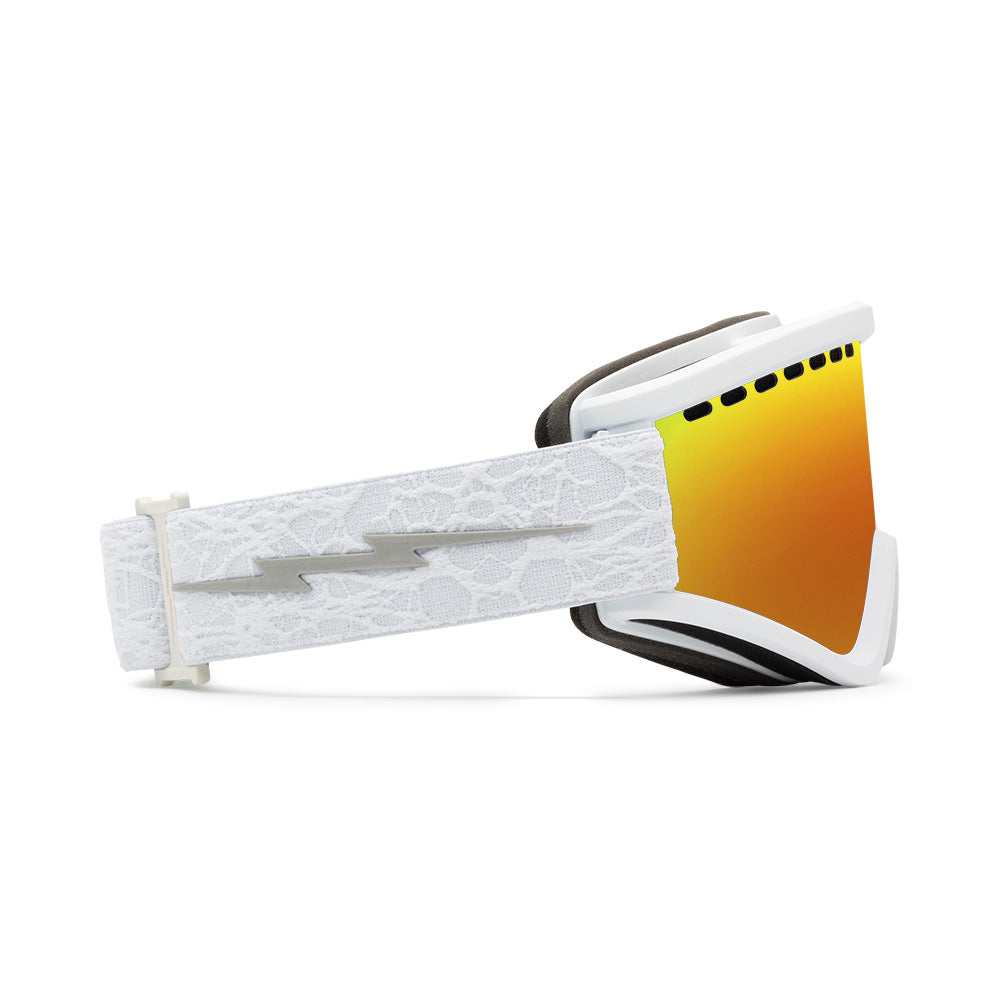 EGV MATTE WHITE NURON - GREY RED CHROME JP LENS
