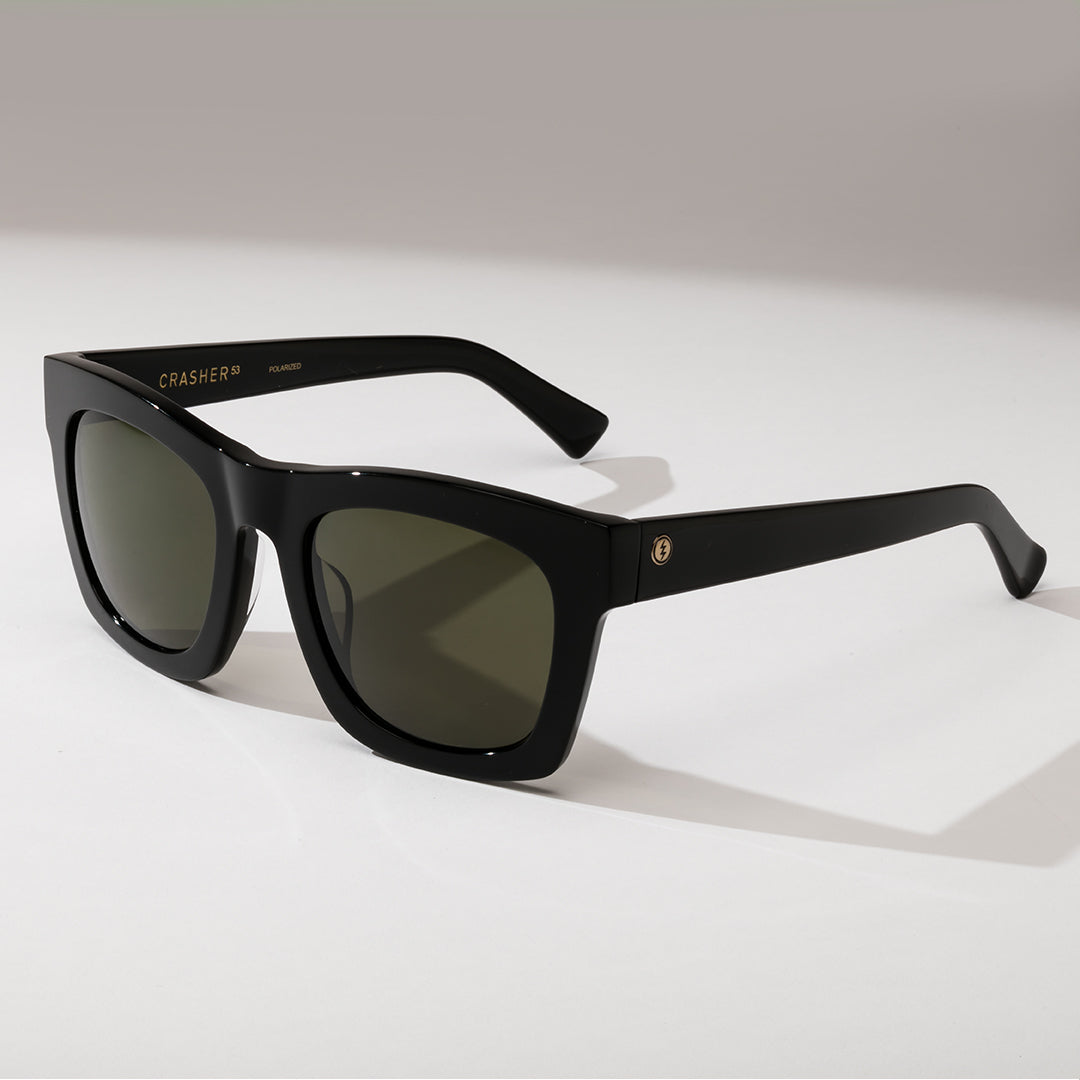 CRASHER 53- GLOSS BLACK / M GREY POLAR(53mm-Large)