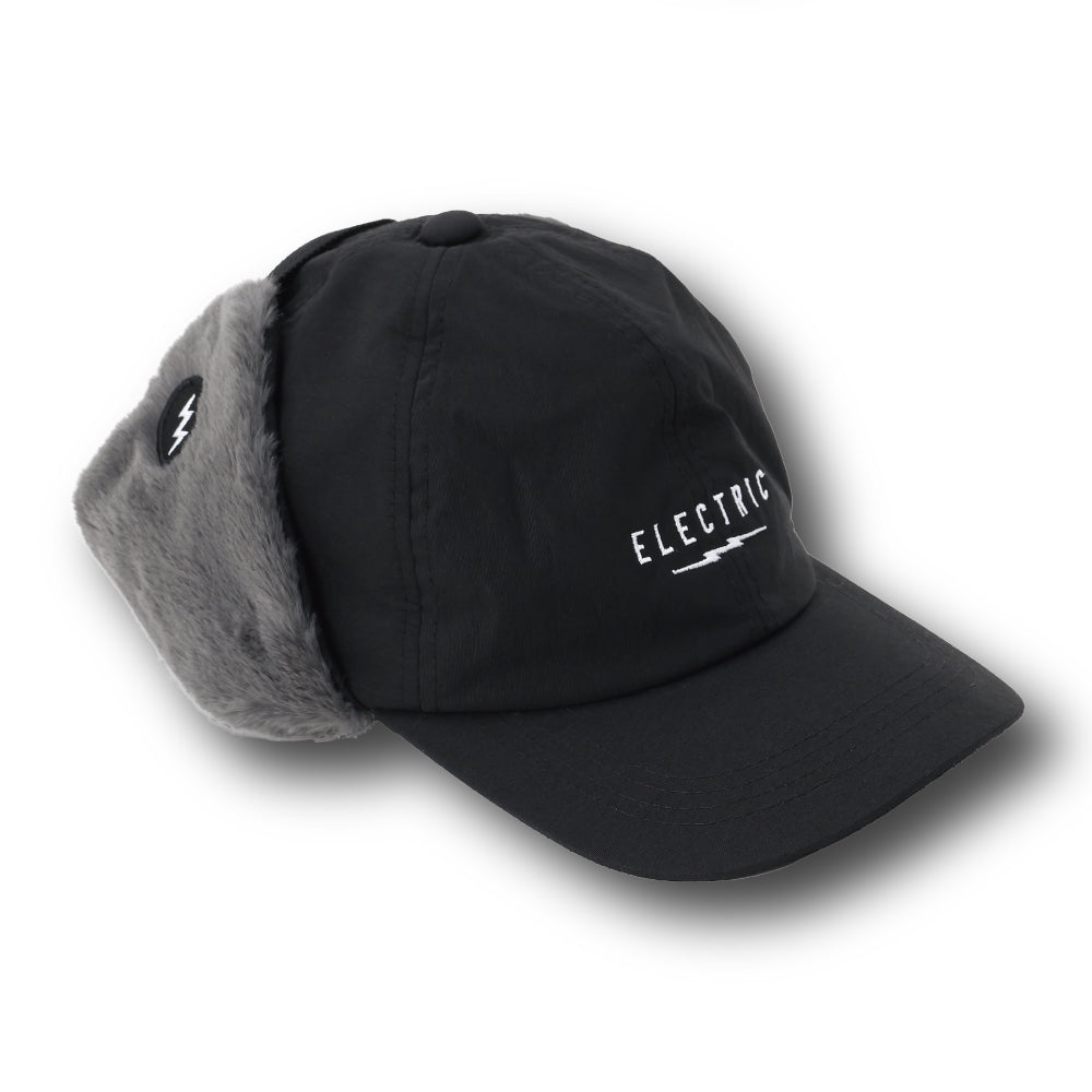 EAR FLAP LOW CAP - BLACK