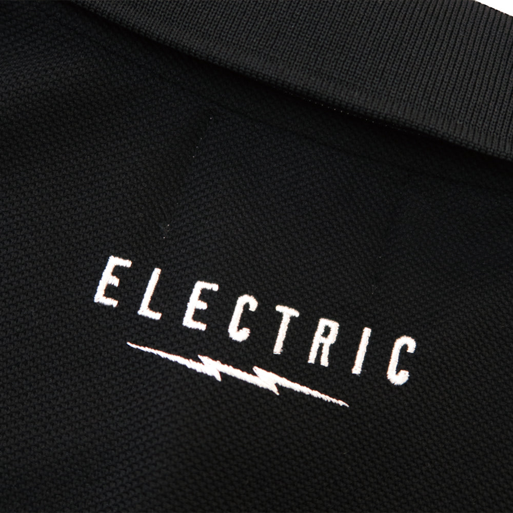 【吸水速乾】FIVE BUTTONS S/S POLO - BLACK