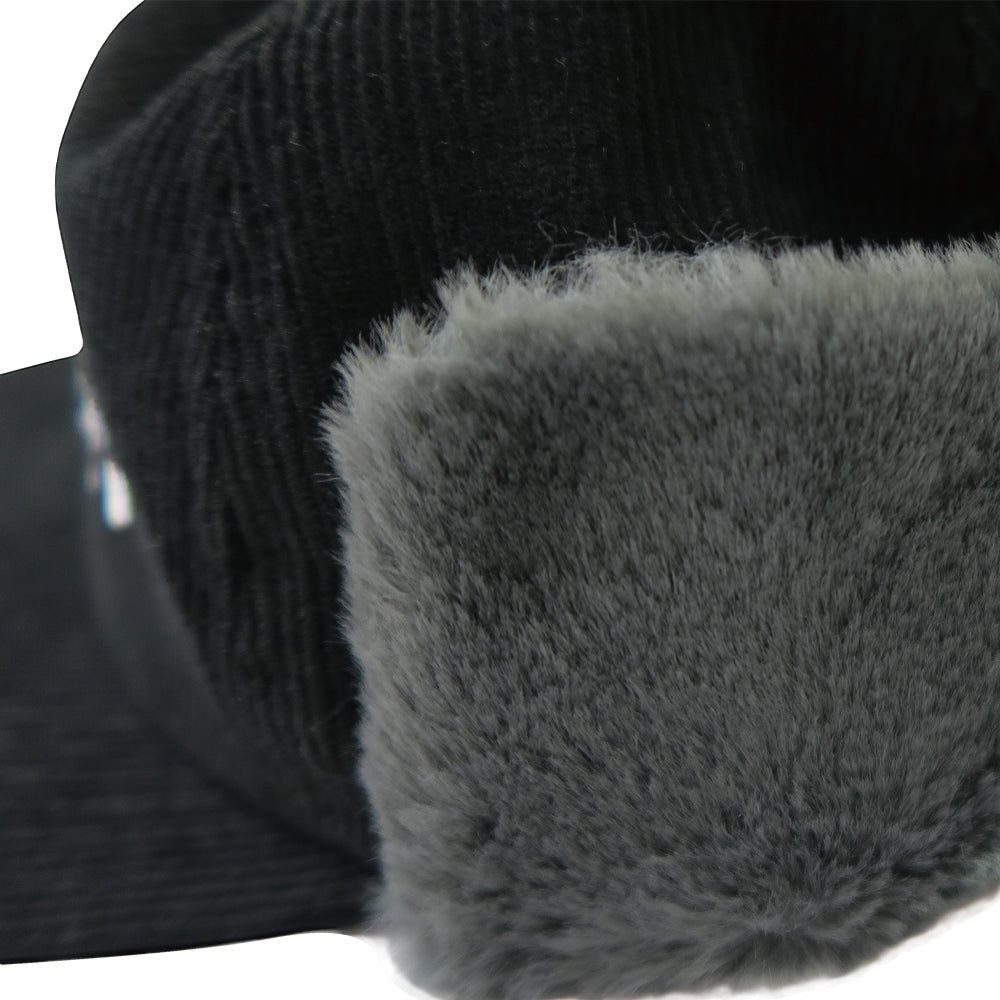 GOLF 247 CORDUROY CAP - BLACK