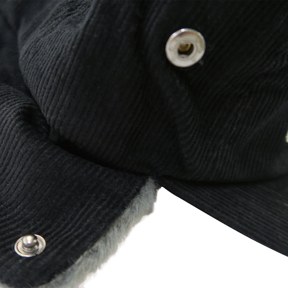 GOLF 247 CORDUROY CAP - BLACK