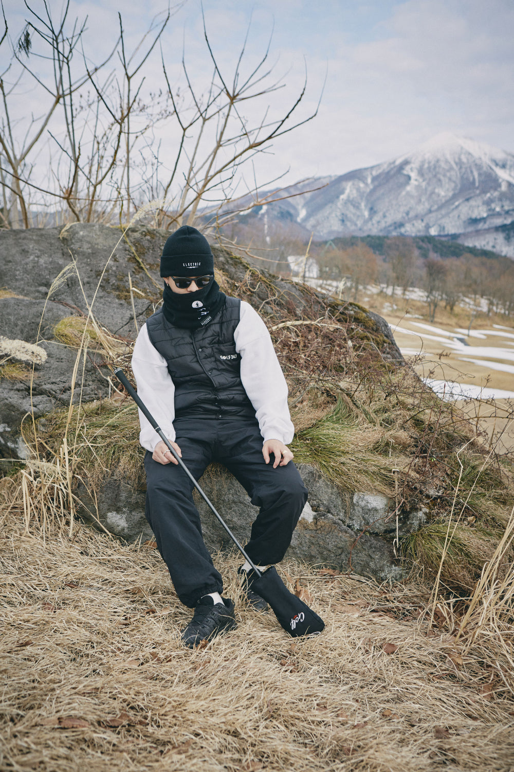 VOLT QUILTING VEST - BLACK