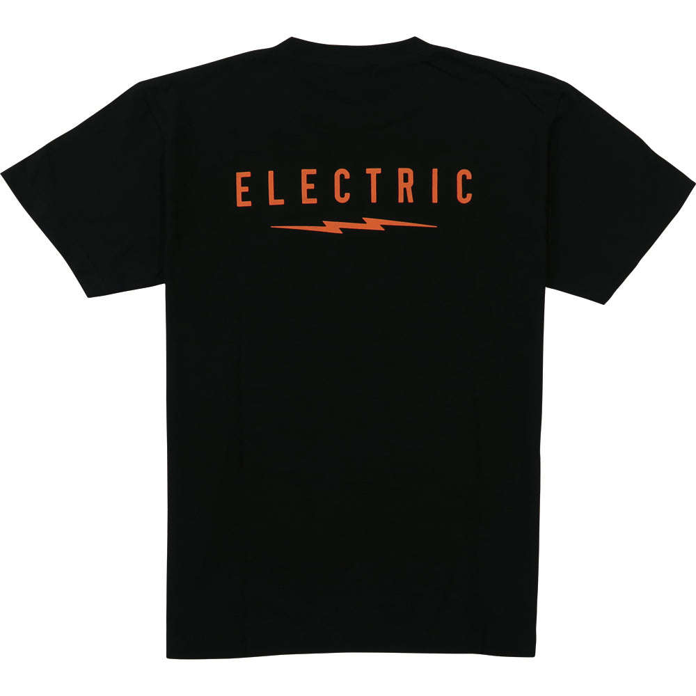ICON LOGO S/S TEE - BLACK/ORANGE