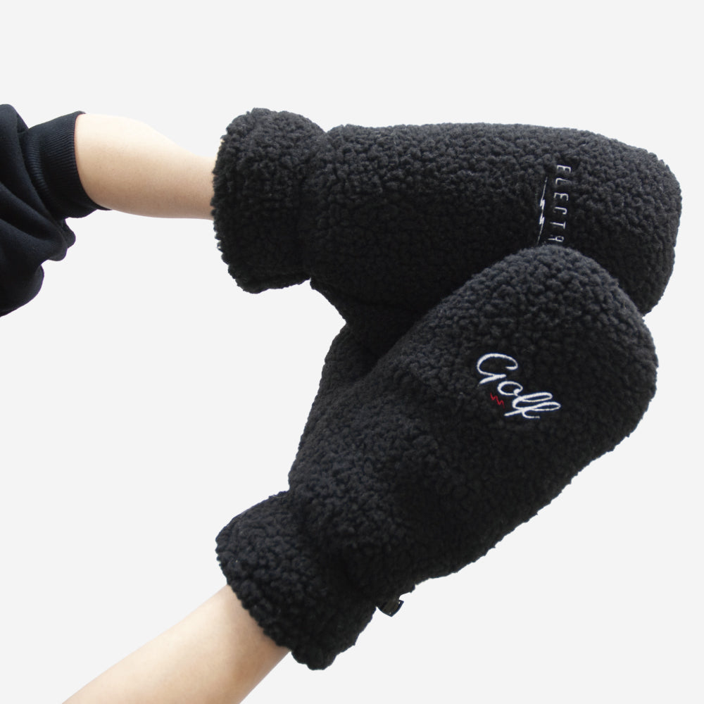 GOLF BOA MITTEN GLOVE - BLACK