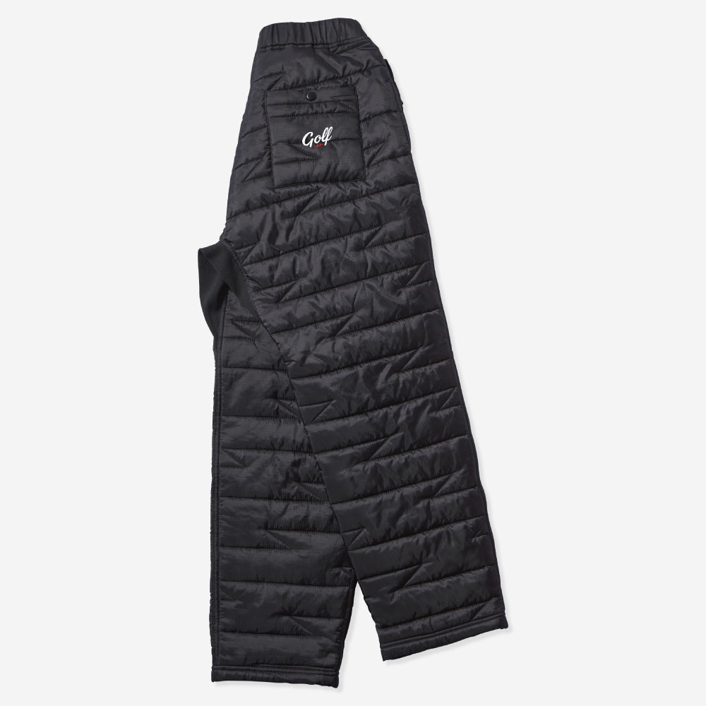 GOLF VOLT QUILTING PANTS - BLACK