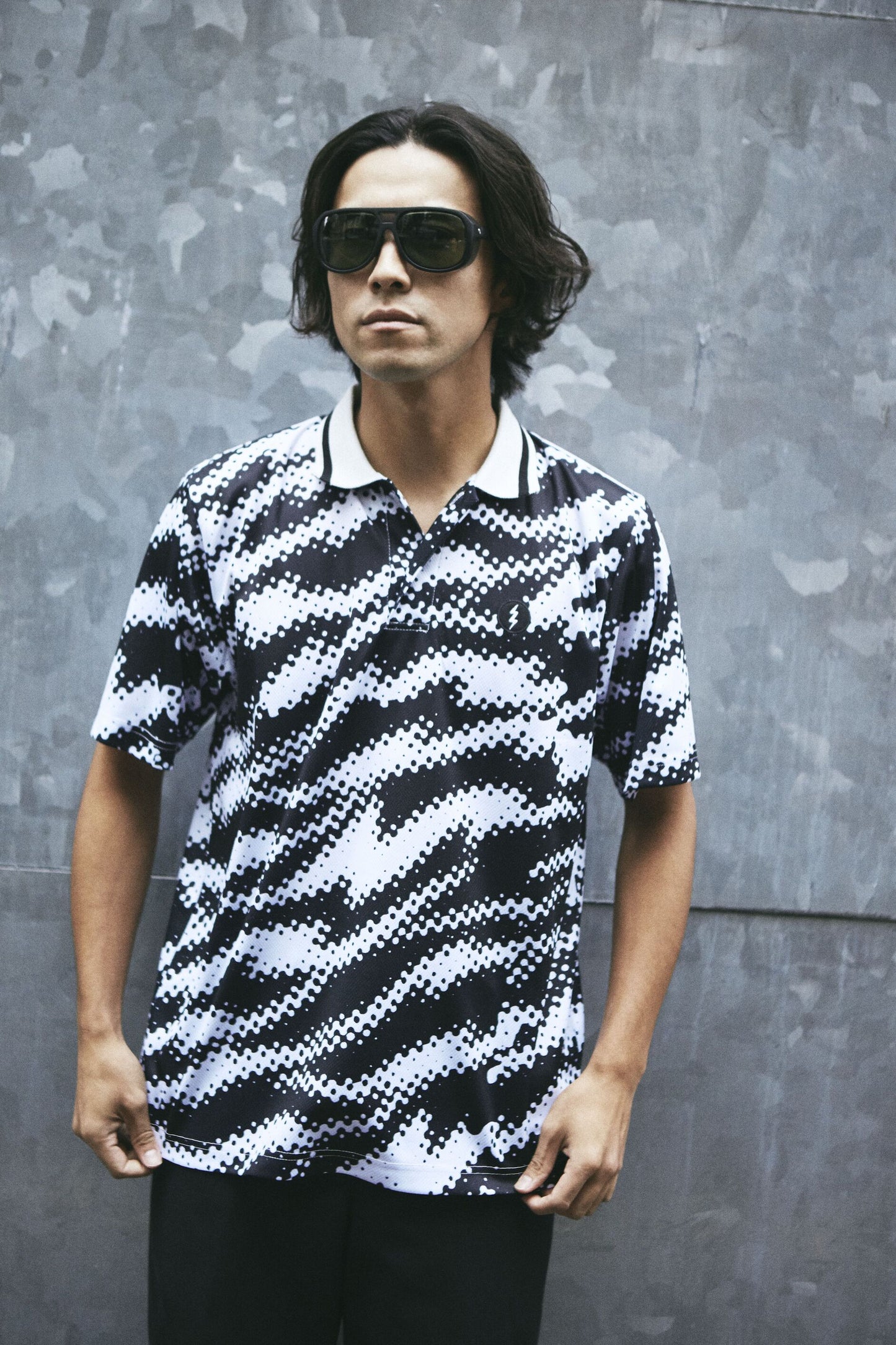 DOT CAMO DRY S/S POLO - DOT CAMO