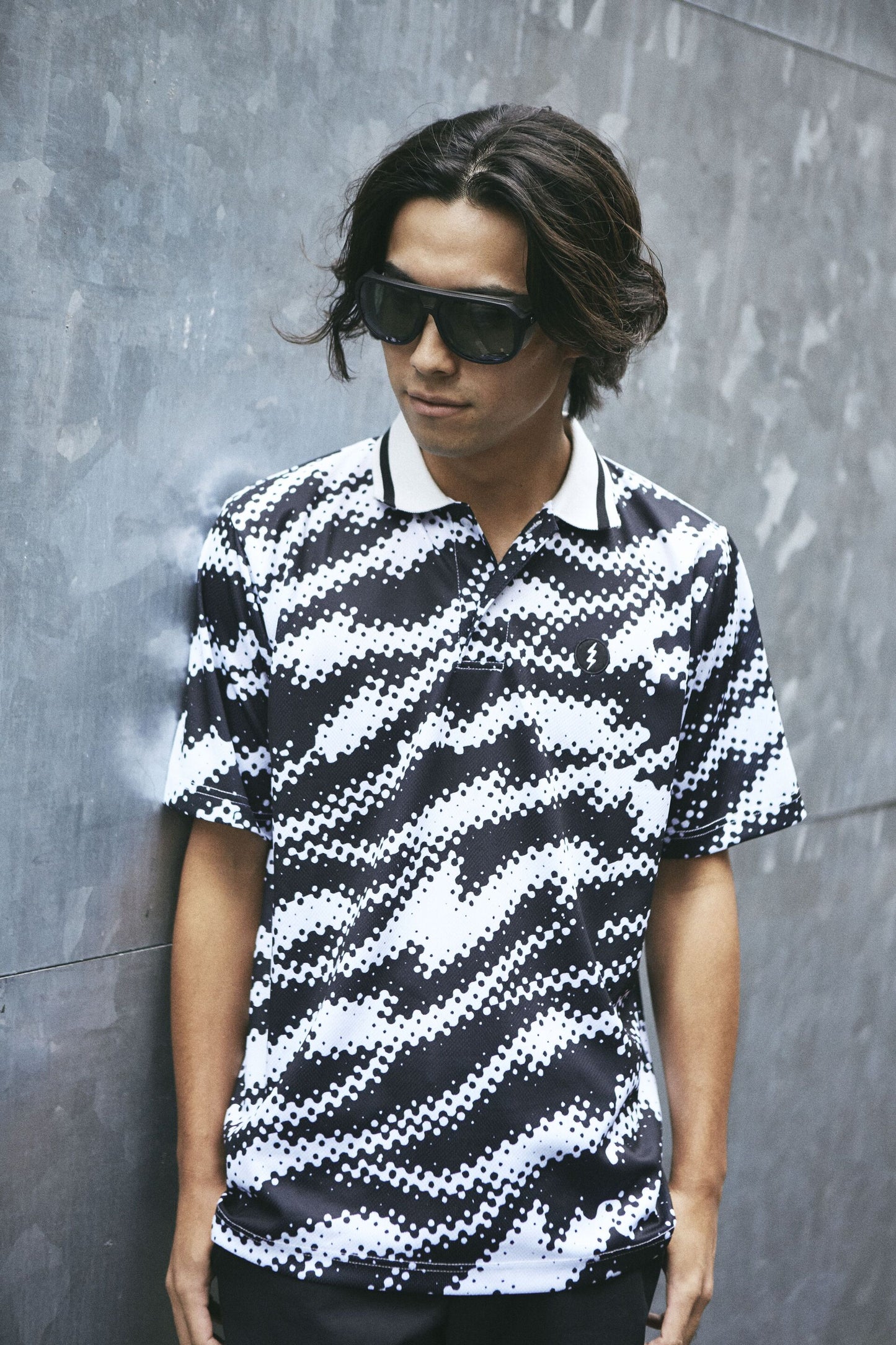 DOT CAMO DRY S/S POLO - DOT CAMO
