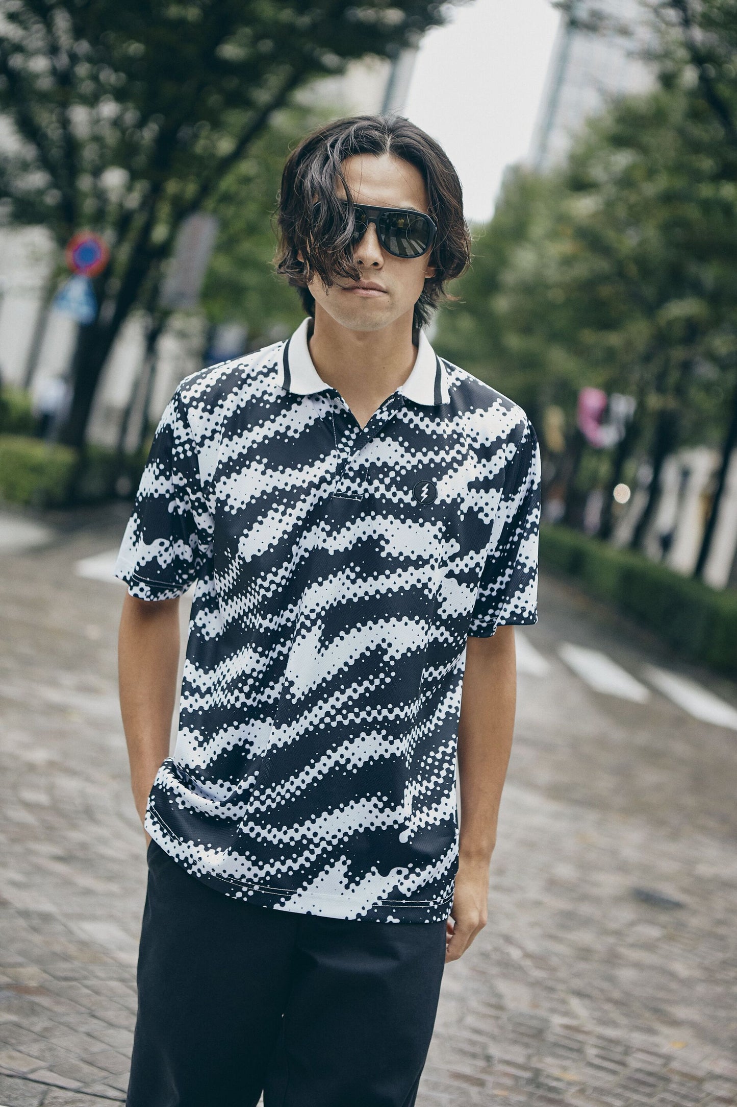 DOT CAMO DRY S/S POLO - DOT CAMO