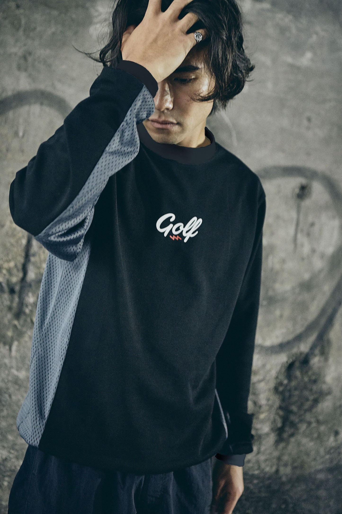 GOLF L/S GAME SHIRT - BLACK