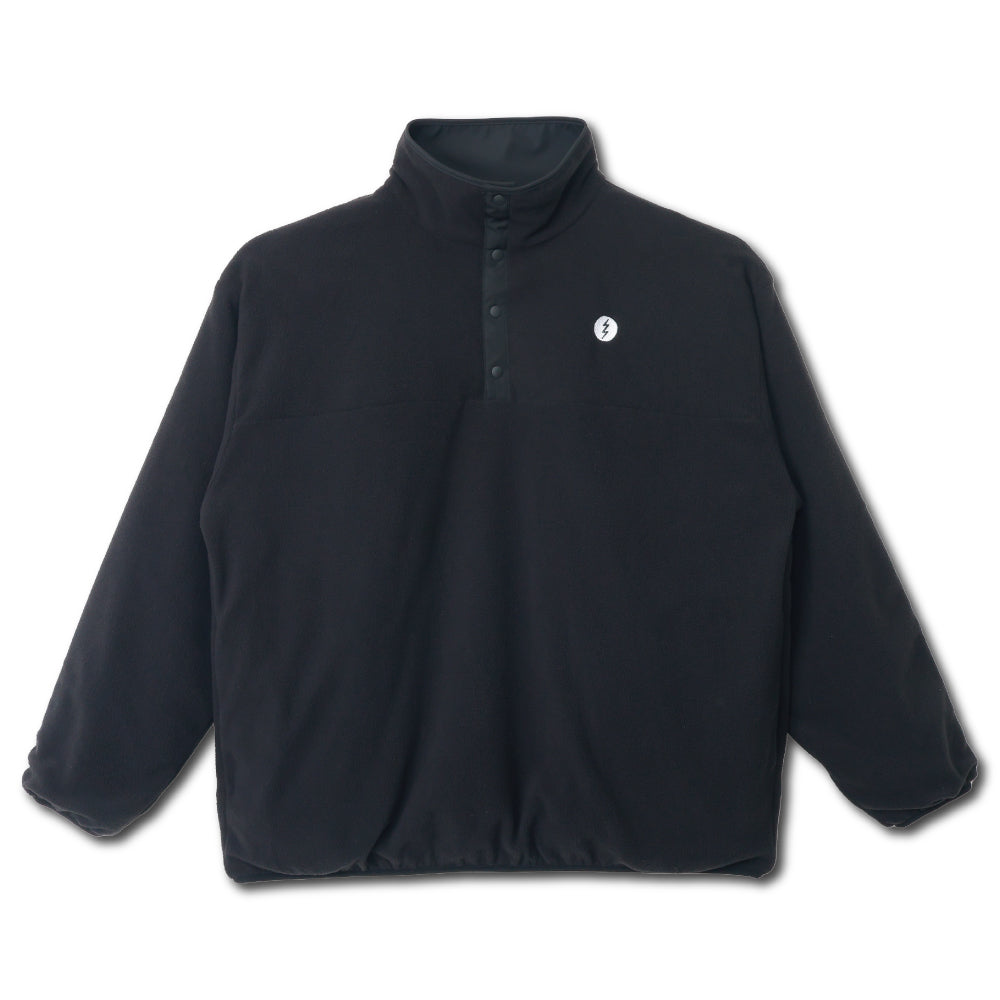 NYLON FLEECE REVERSIBLE - BLACK