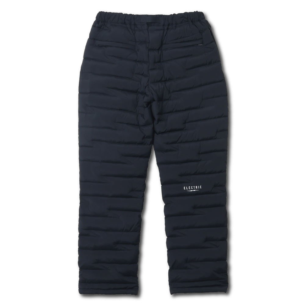 QUILTING PUFF PANTS - BLACK