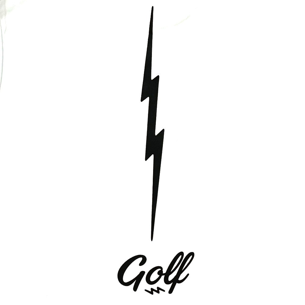 VERTICAL VOLT DRY CROSS COLLAR MOCK NECK S/S TEE - WHITE