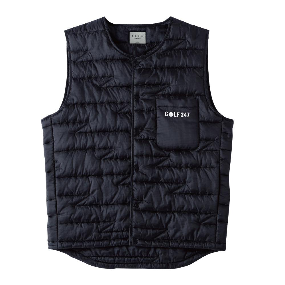 VOLT QUILTING VEST - BLACK
