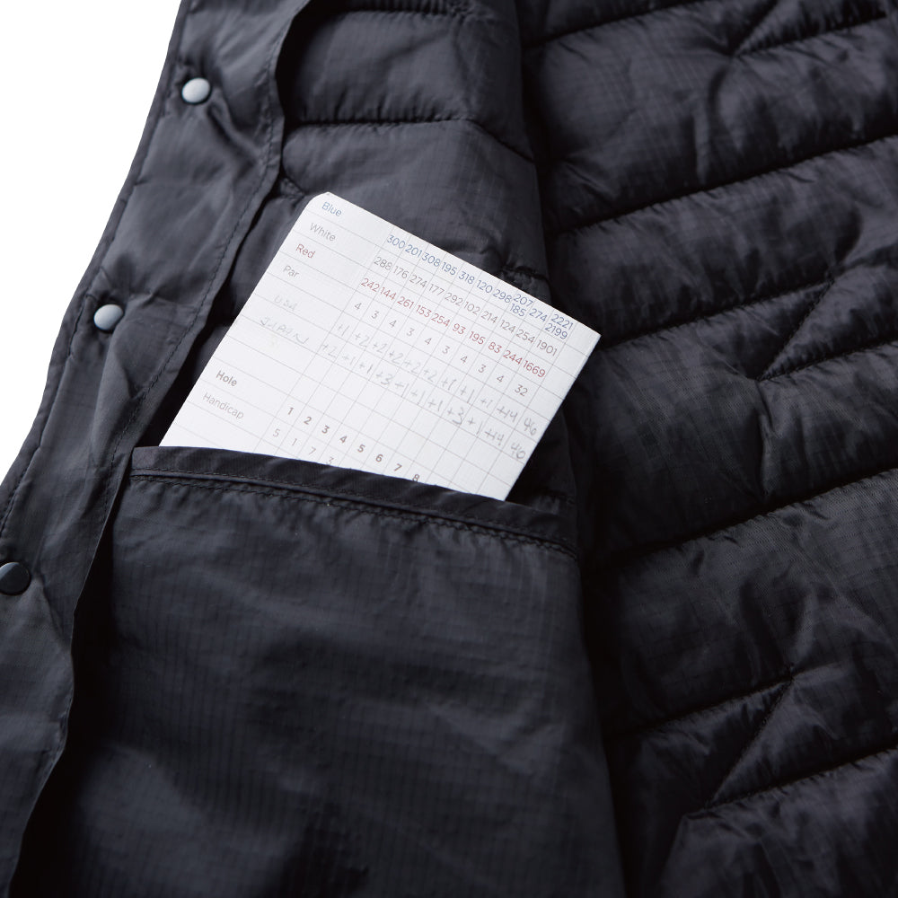 VOLT QUILTING VEST - BLACK