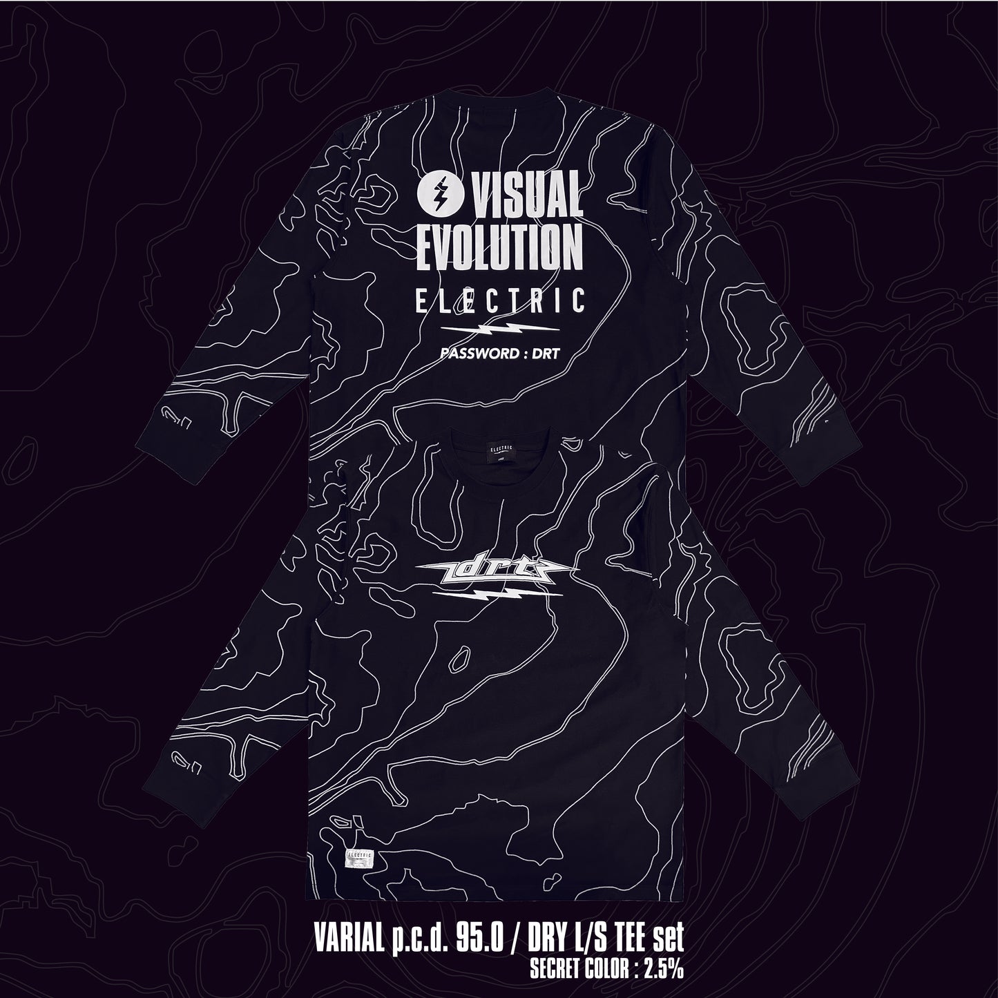 【ELECTRIC×DRT】VARIAL HANDLE 95 + DRY L/S TEE SET【※お一人様1点限り】
