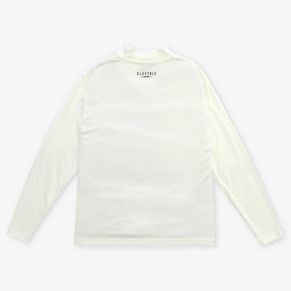 GOLF LOGO MOCK NECK L/S TEE - OFF WHITE
