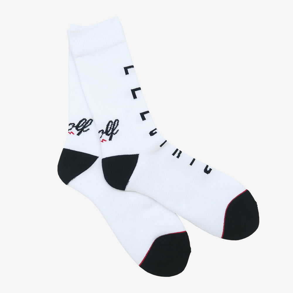 GOLF LOGO SOCKS - WHITE