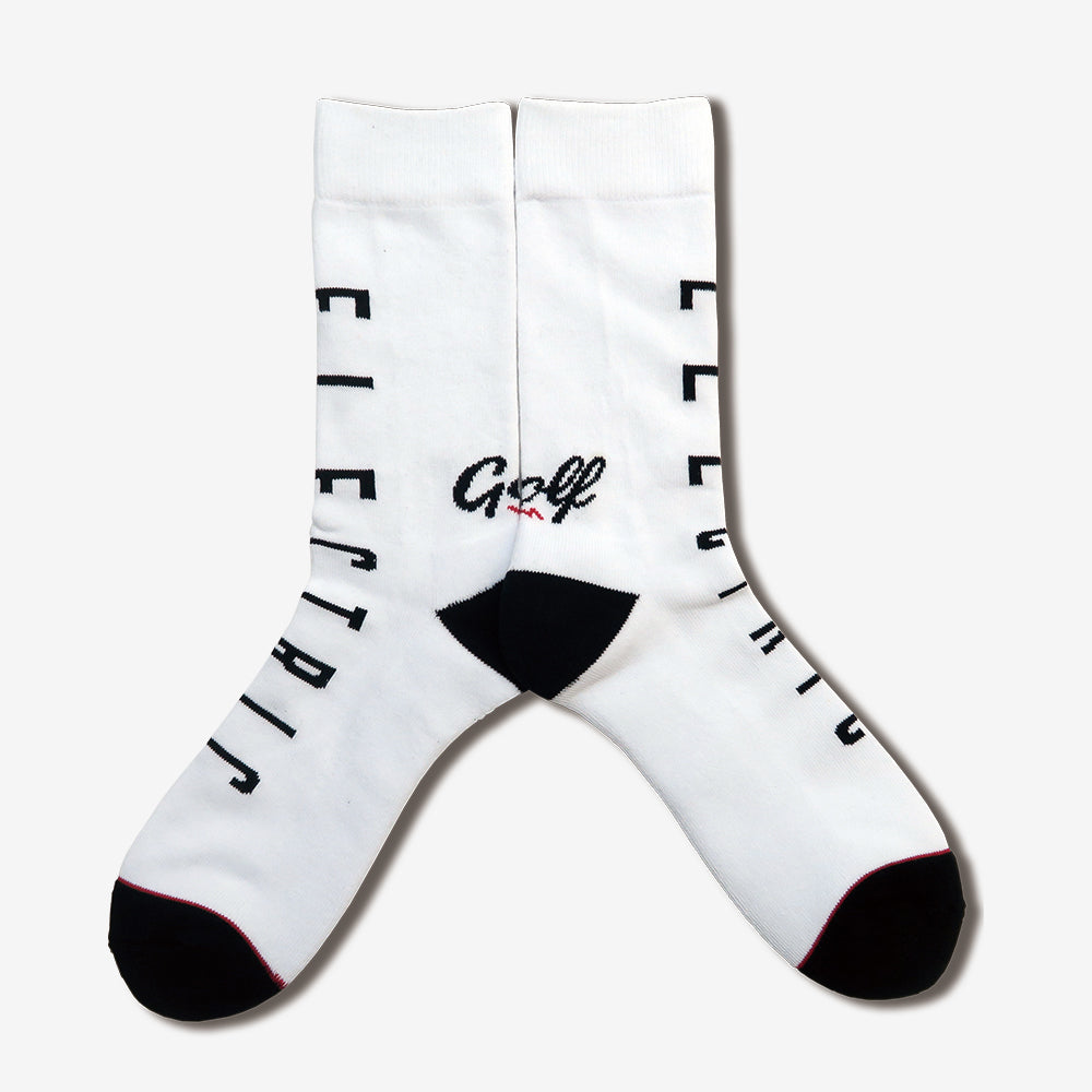 GOLF LOGO SOCKS - WHITE