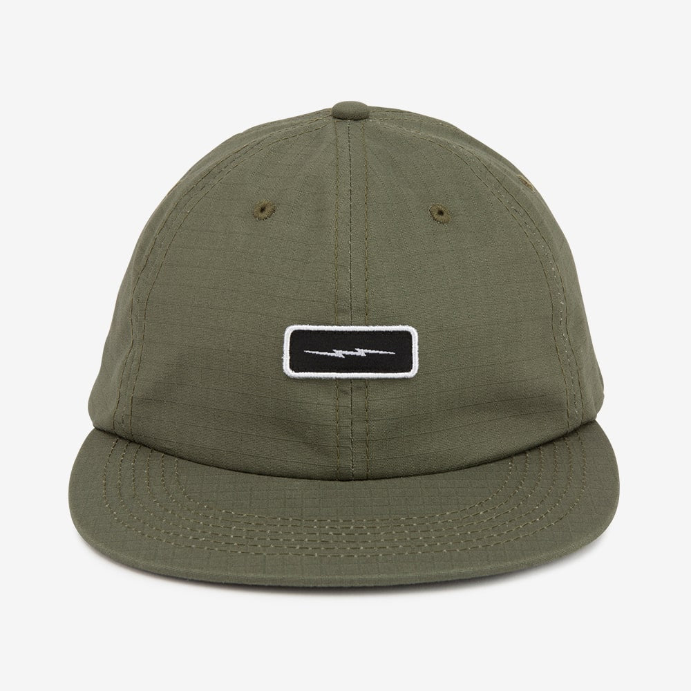 SIDEWAYS VOLT 5PANEL SNAPBACK HAT - OLIVE(RIPSTOP)