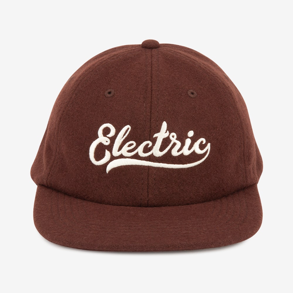 SCRIPT 6PANEL UNSTRUCTURED HAT - BROWN