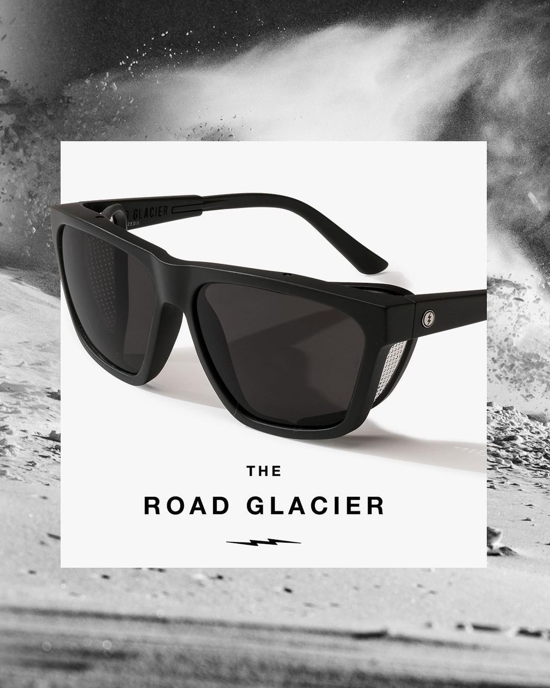 ROAD GLACIER - MATTE BLACK / M ROSE POLAR PRO