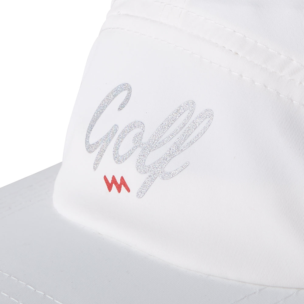 GOLF REFLECTOR MESH CAP  -WHITE