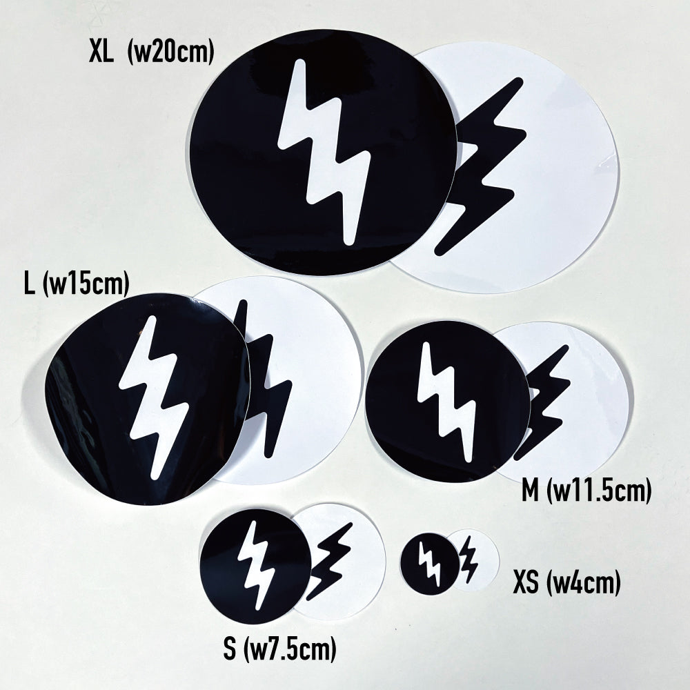 ICON LOGO STICKER- S (w7.5cm)【2色展開】