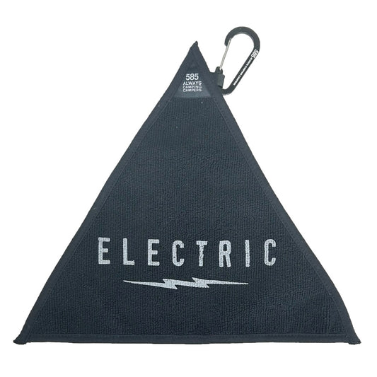 VOLT MICROFIBER CARABINER TOWEL - BLACK