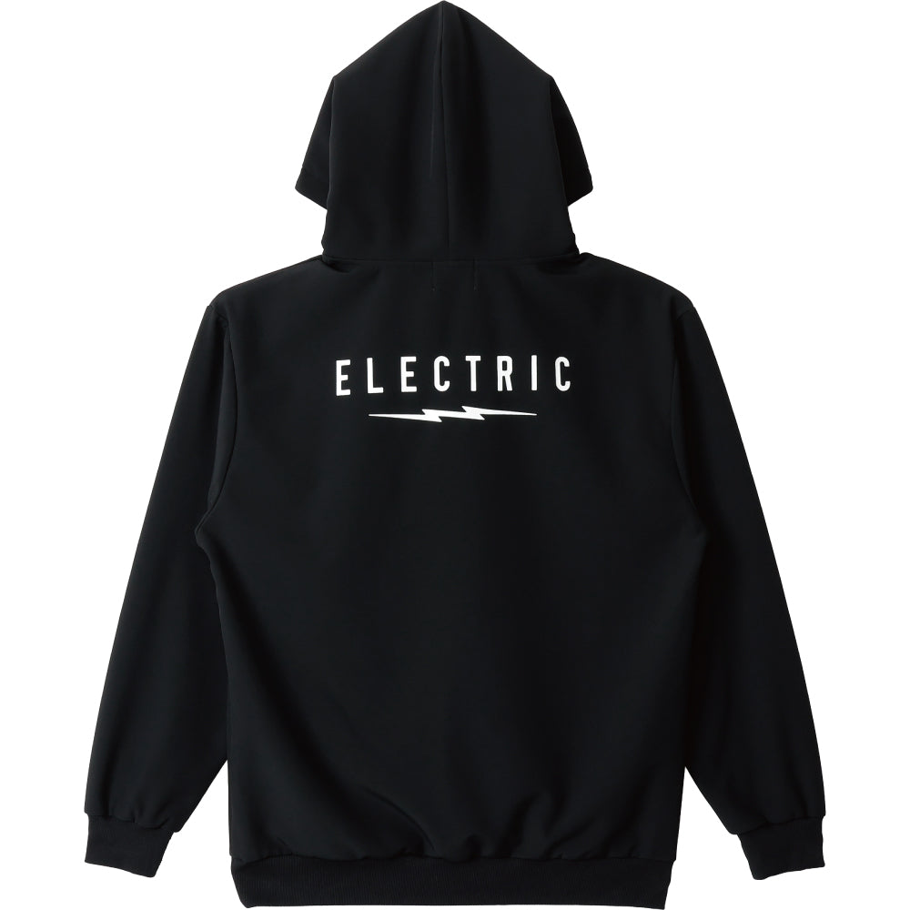 CIRCLE LOGO WATER REPELLENT TECH HOOD - BLACK