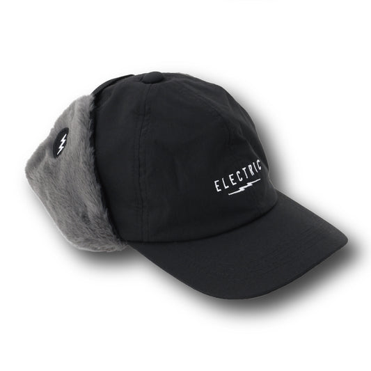 EAR FLAP LOW CAP - BLACK