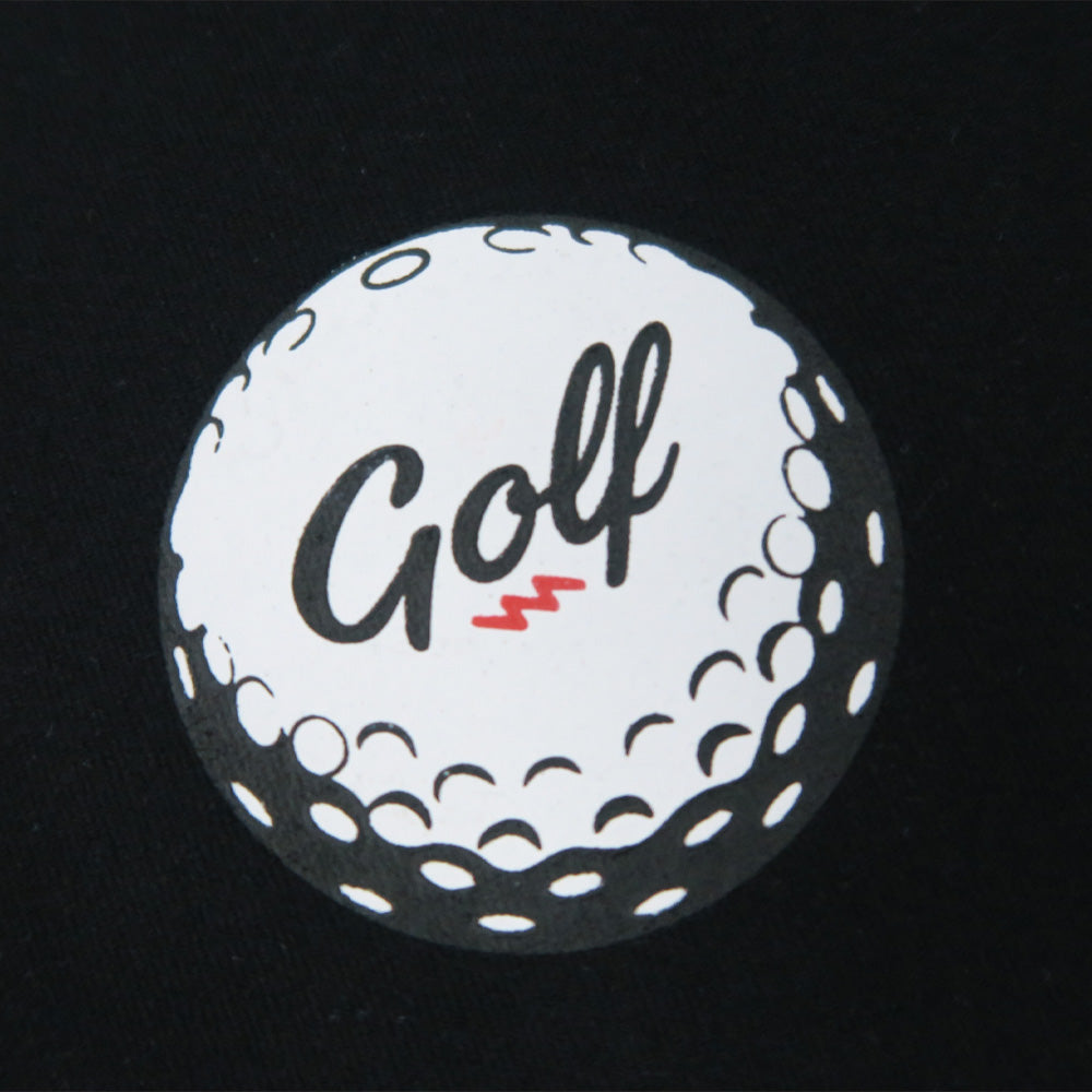 GOLF LOGO DRY S/S TEE  - BLACK