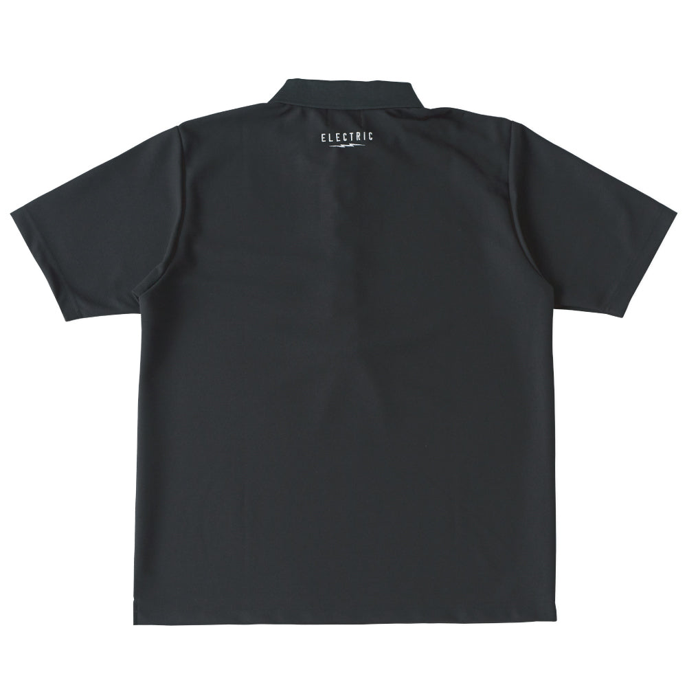 FIVE BUTTONS S/S POLO - BLACK