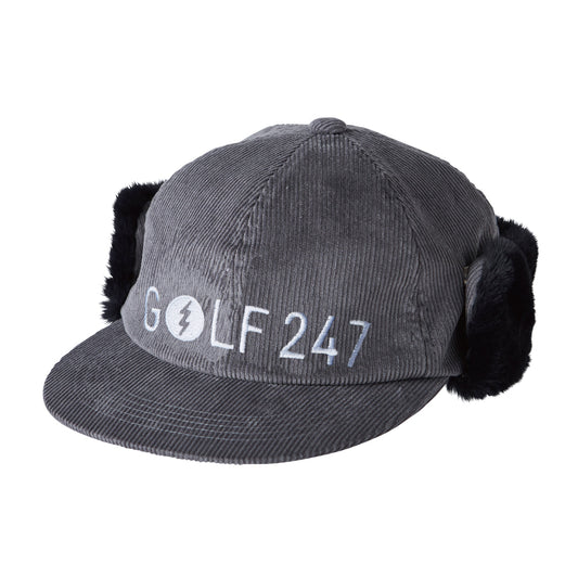 GOLF 247 CORDUROY CAP  - GREY