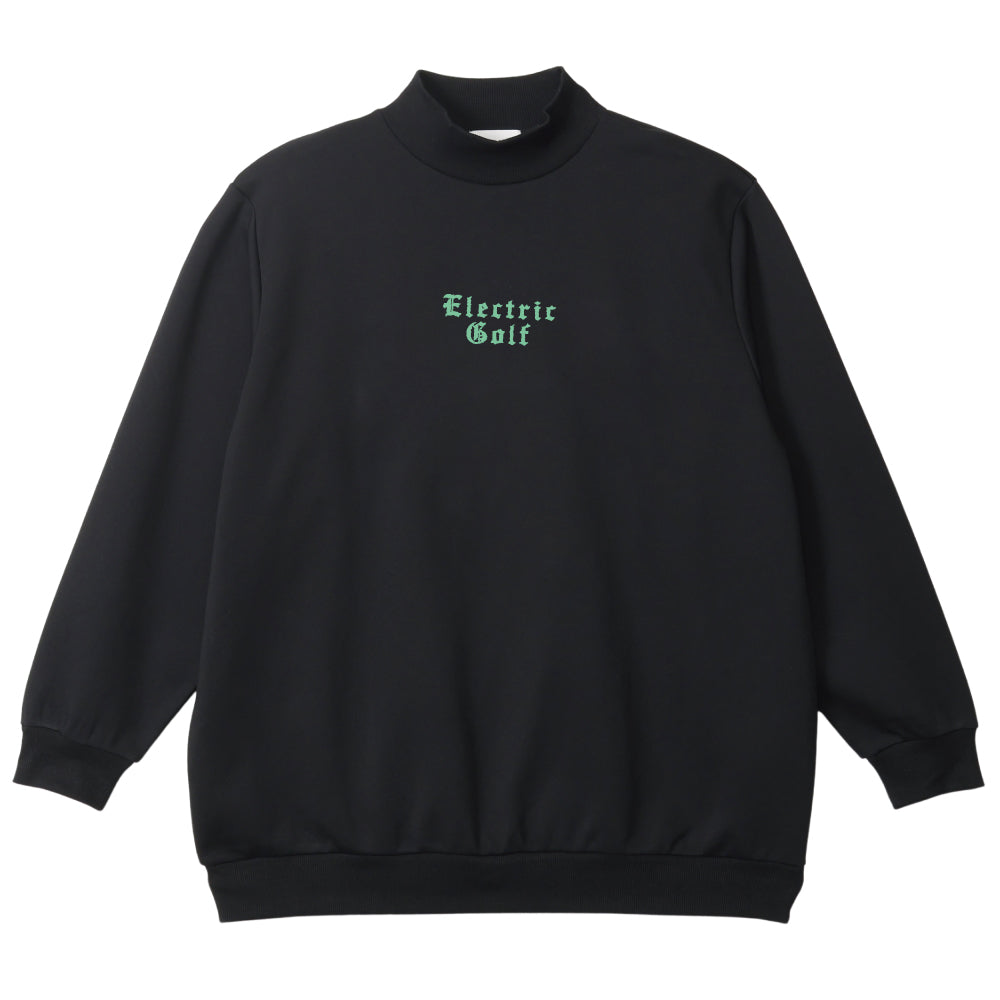 GOLF BOGEY BRIGADE MOCK NECK SWEAT - BLACK