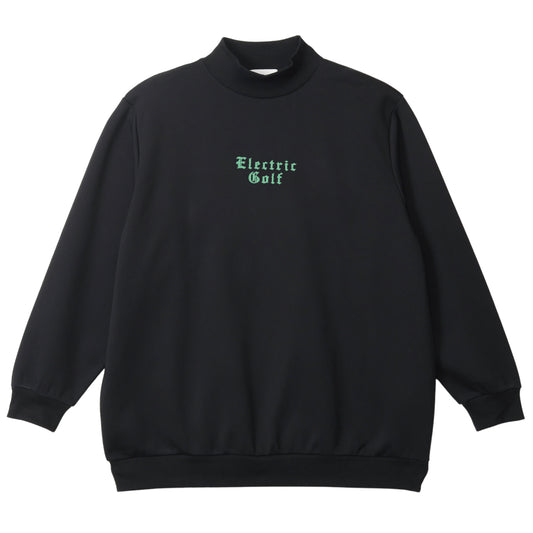 GOLF BOGEY BRIGADE MOCK NECK SWEAT - BLACK