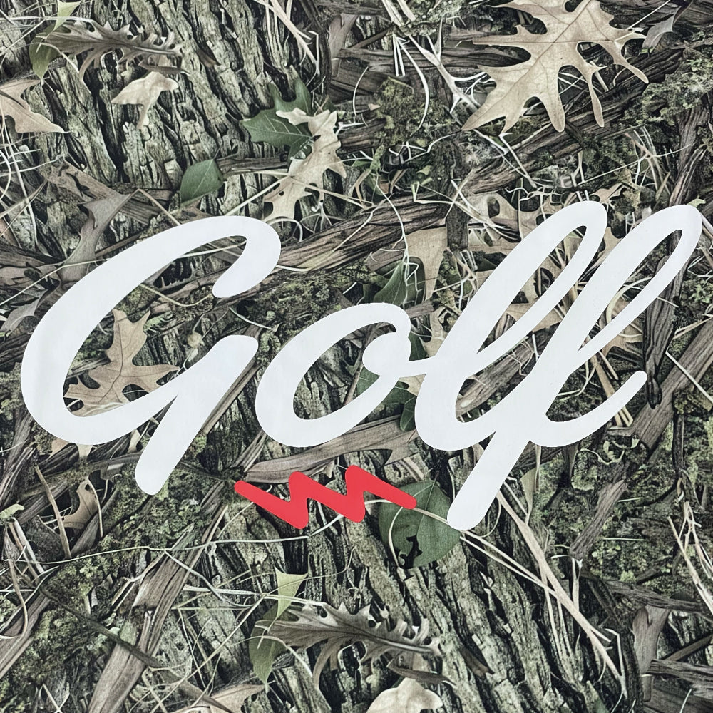 GOLF LOGO DRY MOCK NECK S/S TEE - TREE CAMO