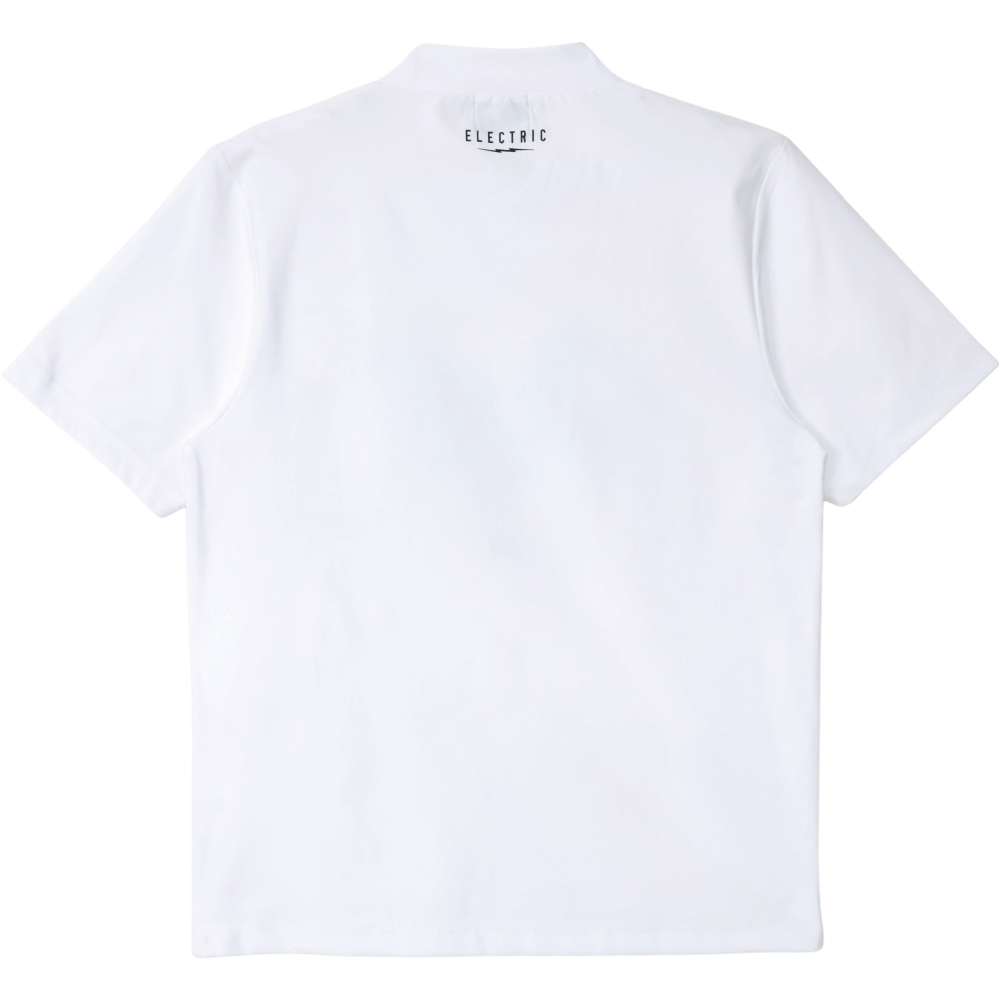 GOLF LOGO DRY MOCK NECK S/S TEE - WHITE