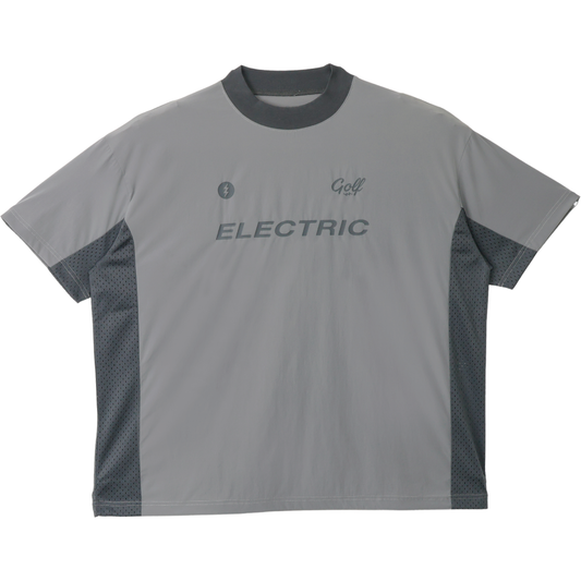 GOLF LOGO S/S GAME SHIRT - GREY/CHARCOAL