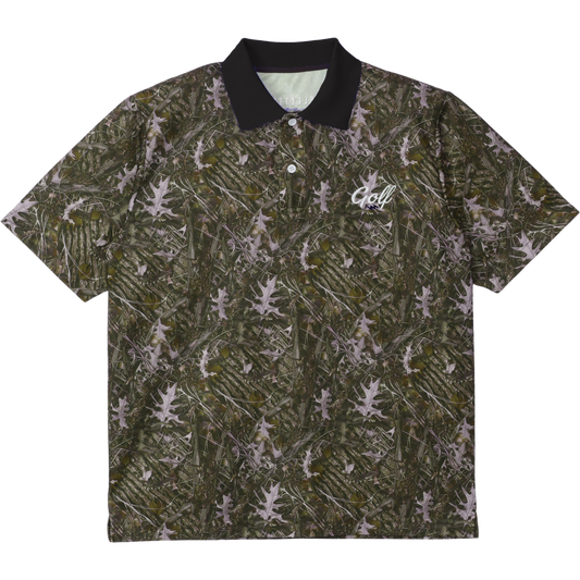 GOLF LOGO S/S POLO - TREE CAMO